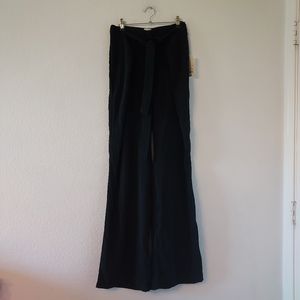 A New Day Black Size 4 Wide Leg Pants